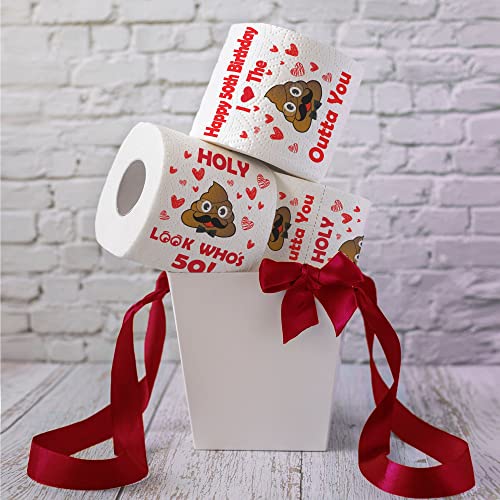 50th Birthday Toilet Paper Gag Gift