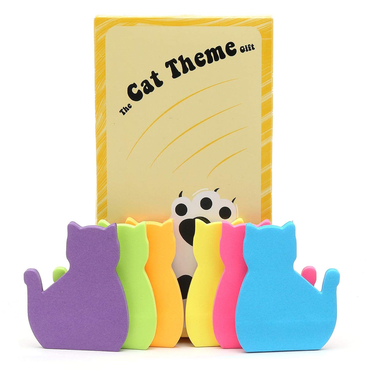 360 Sheets Cat Sticky Notes Set: Unique Cat Lover Gifts, Cute Office Desk Accessories for Work & School - Perfect for Organizing & Decorating