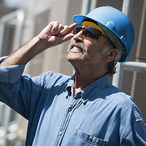 Jackson Safety Sentry III Hard Hat - HDPE, 6-Point Ratchet, Low Profile, Blue 14416, Meets ANSI Standards