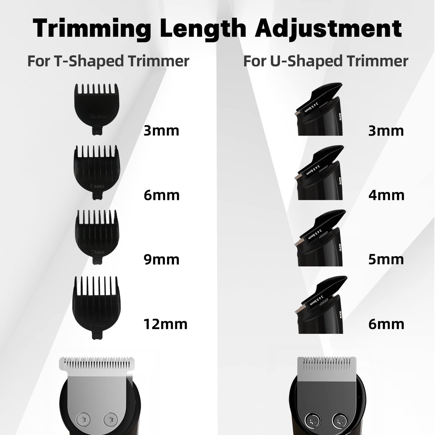 5-in-1 Hair Clipper & Beard Trimmer Kit: IPX6 Waterproof, LED Display, Low Noise