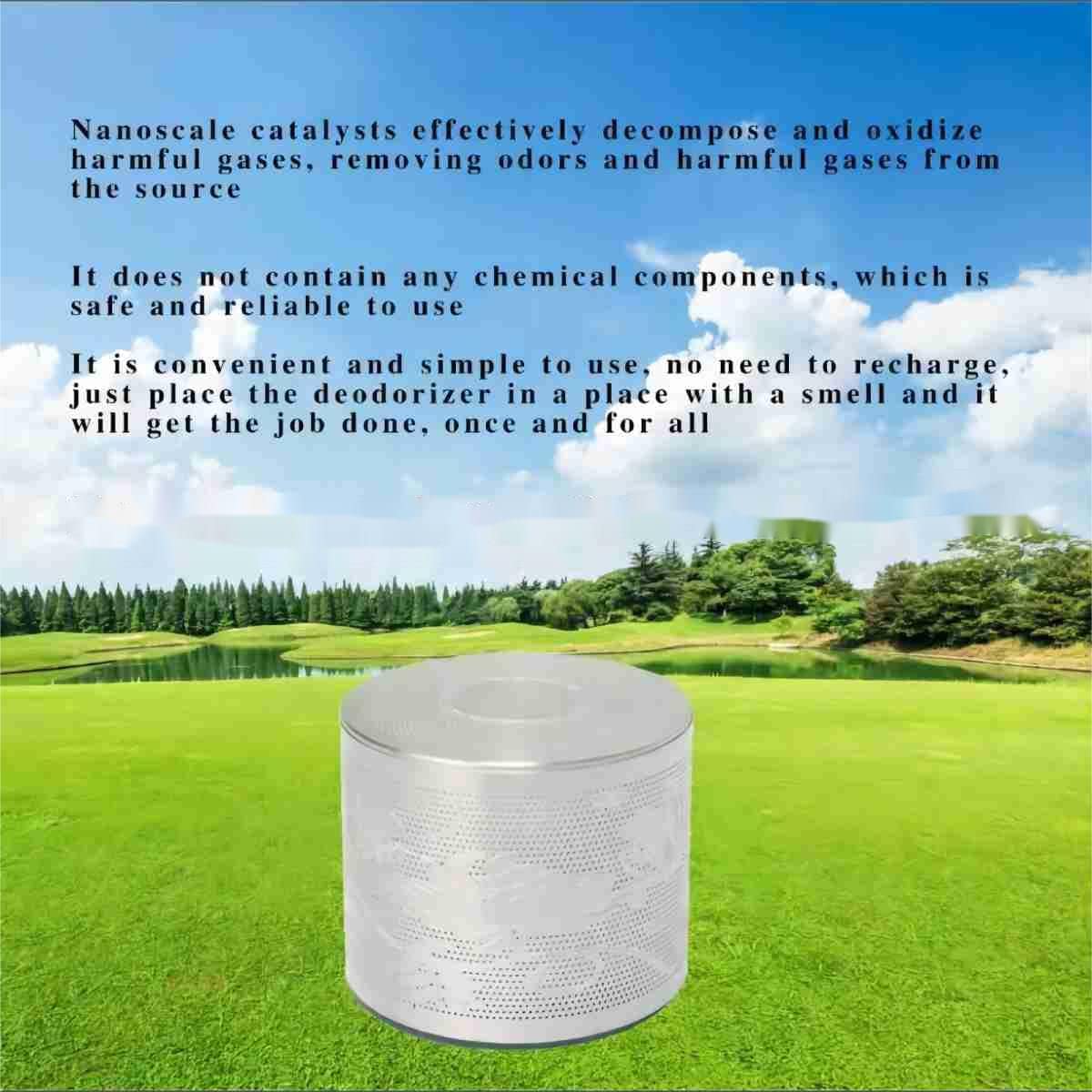 12-Hour Quick Odor Eliminator/Deodorizer for Refrigerator/Car/Home