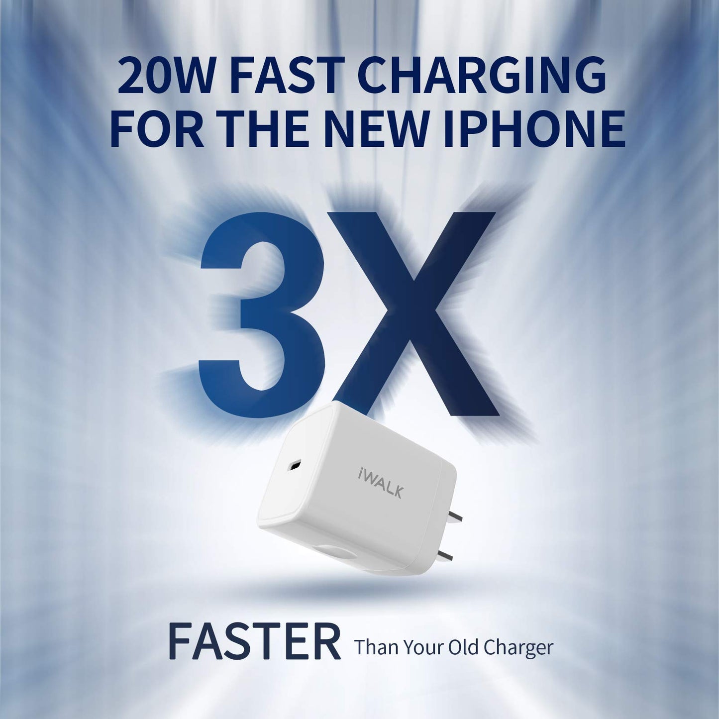 20W USB C Fast Charging Block: Compact and Efficient Wall Charger for iPhone 14/13/12, iPad Pro, AirPods Pro - Ultra-Portable & Fast
