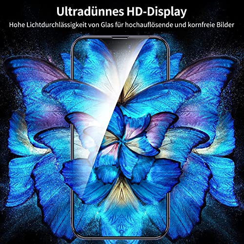Screen Protector for iPhone 14 Pro Max 6.7", SmartDevil [2022 Dynamic Island Compatible] [Easy Installation Frame] 3 Pack HD Bubble Free Scratch Resistant 9H Tempered Glass Film - Case Friendly