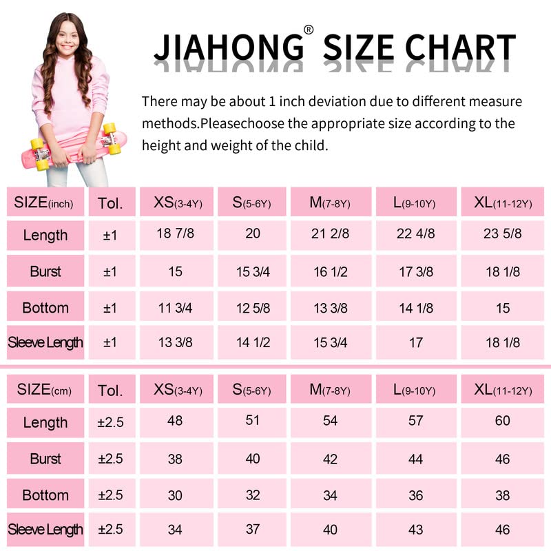 JIAHONG Kids Fashion Sweatshirts Soft Brushed Fleece Pullover Hoodie Casual Hooded Sweatshirts for Boys and Girls(Navy, l)