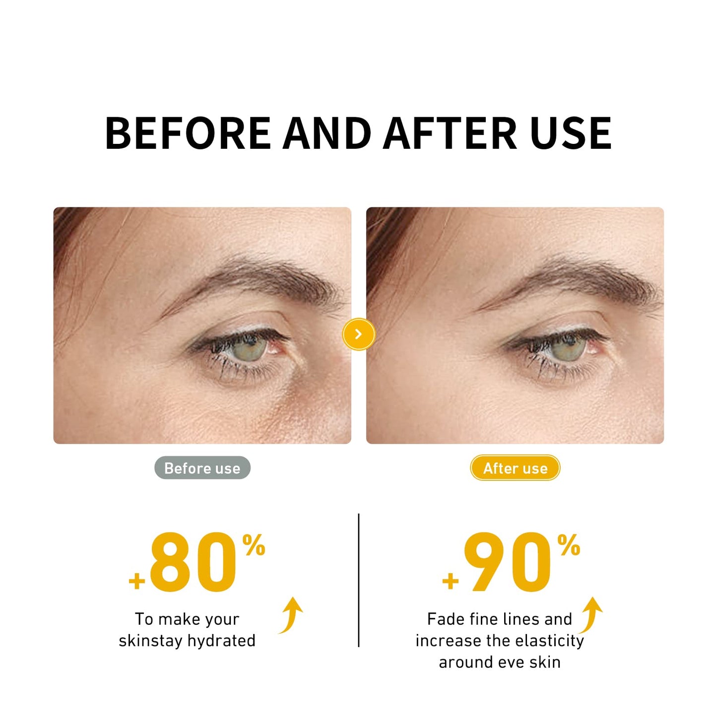 30 Pairs Gold Retinol & Collagen Under Eye Masks/Patches