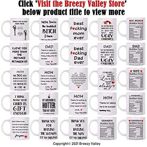 Valentines Day Gifts for Wife from Husband, Wife Coffee Mug, Happy Wife Birthday Gifts Ideas, Mothers Day Gifts for Wife, Best Wife Ever Gifts, Romantic Anniversary Christmas Gifts for Wife 11oz