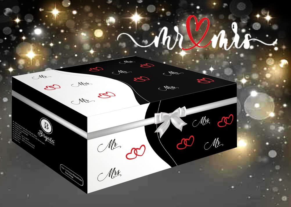 5.4oz Set of 2 Mr & Mrs Espresso Cups/Coffee Mugs