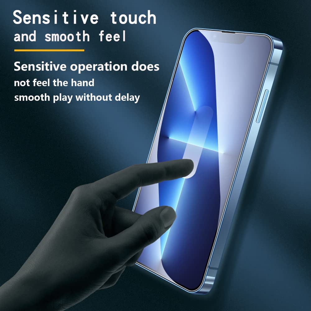 2pk iPhone 14 Pro Privacy Tempered Glass Screen Protector w/ Auto Alignment Kit