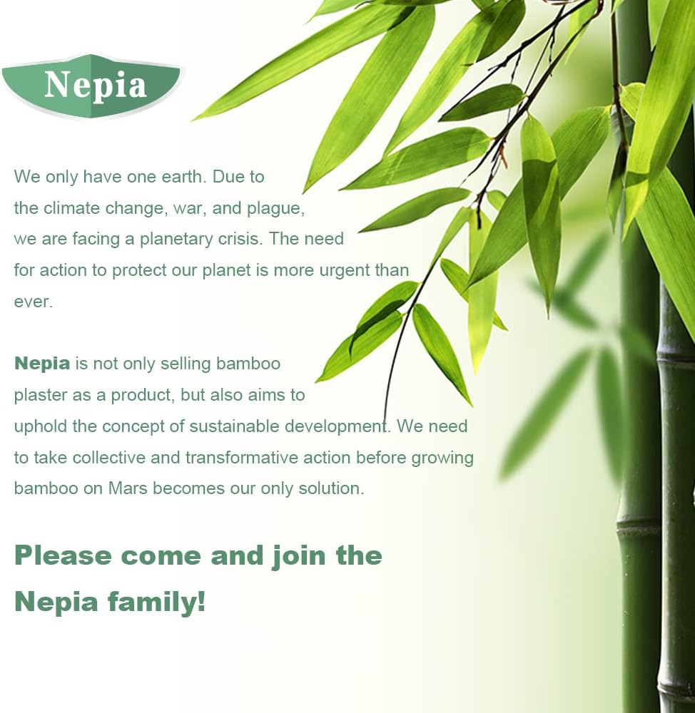 Eco-Friendly Bamboo Bandages: 100pc Hypoallergenic, Biodegradable, Latex-Free