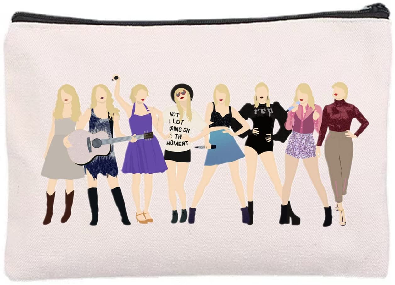 Singer/Music Lover Makeup Bag/Cosmetics Bag/Toiletry Organizer Zipper Pouch