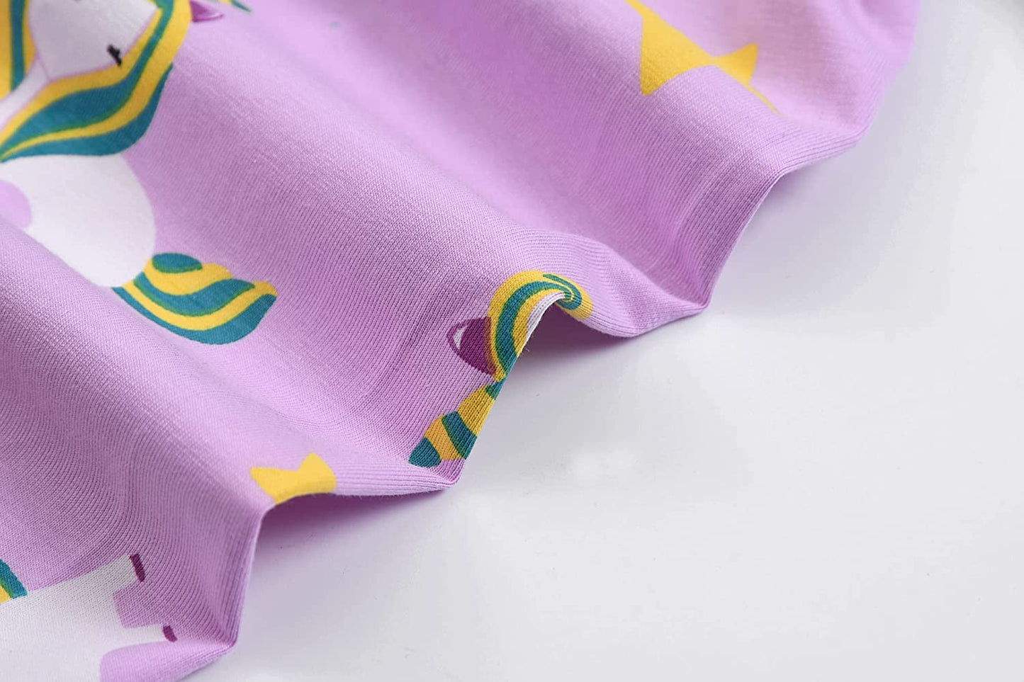 Size XS Unicorn T-Shirt & Shorts Pajamas Set