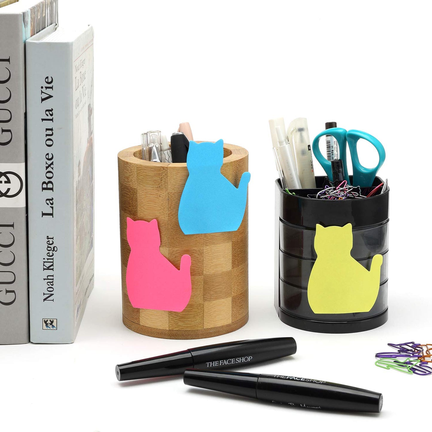 360 Sheets Cat Sticky Notes Set: Unique Cat Lover Gifts, Cute Office Desk Accessories for Work & School - Perfect for Organizing & Decorating