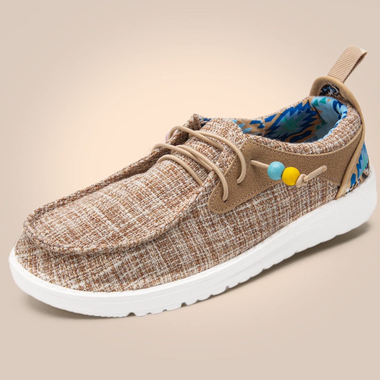 Women Size 6 Canvas Lace Up Slip-On Loafers/Tennis Shoes/Sneakers/Walking Shoes