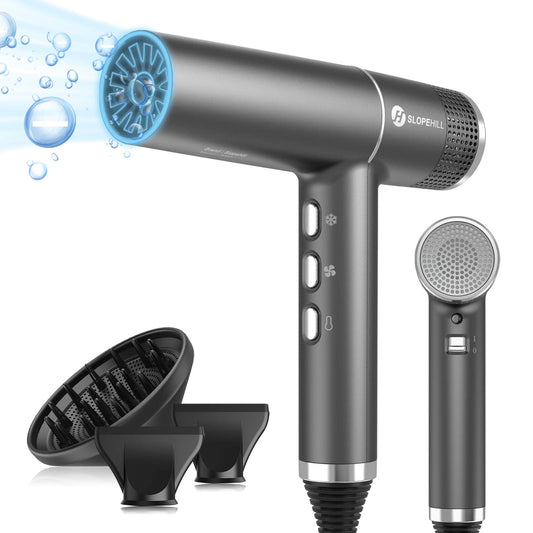 Brushless Motor Hair Dryer w/ Fault Diagnosis/Microfilter/Oxy Active Technology
