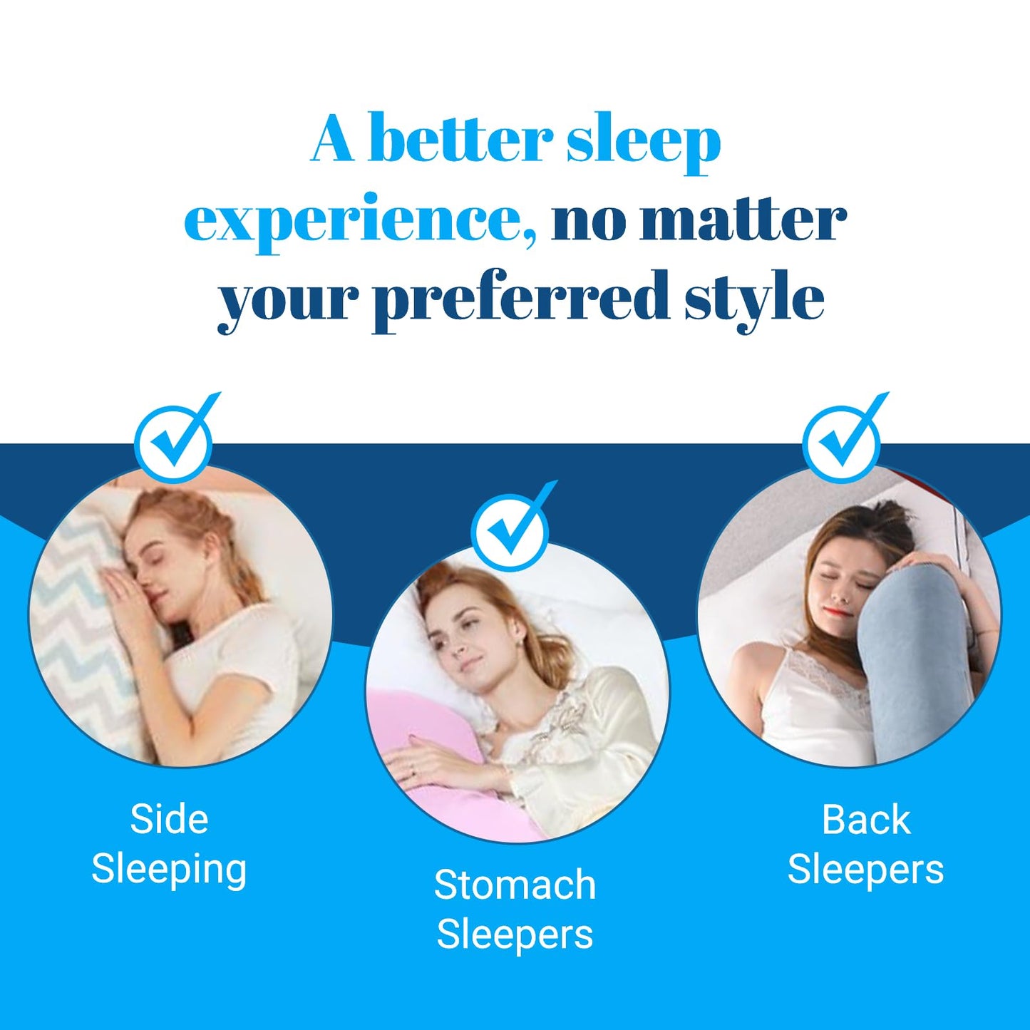 Viscose from Bamboo Cooling Pillow – Ideal for Neck & Shoulder Pain, Adjustable Shredded Memory Foam for Back, Stomach & Side Sleepers - Queen Size