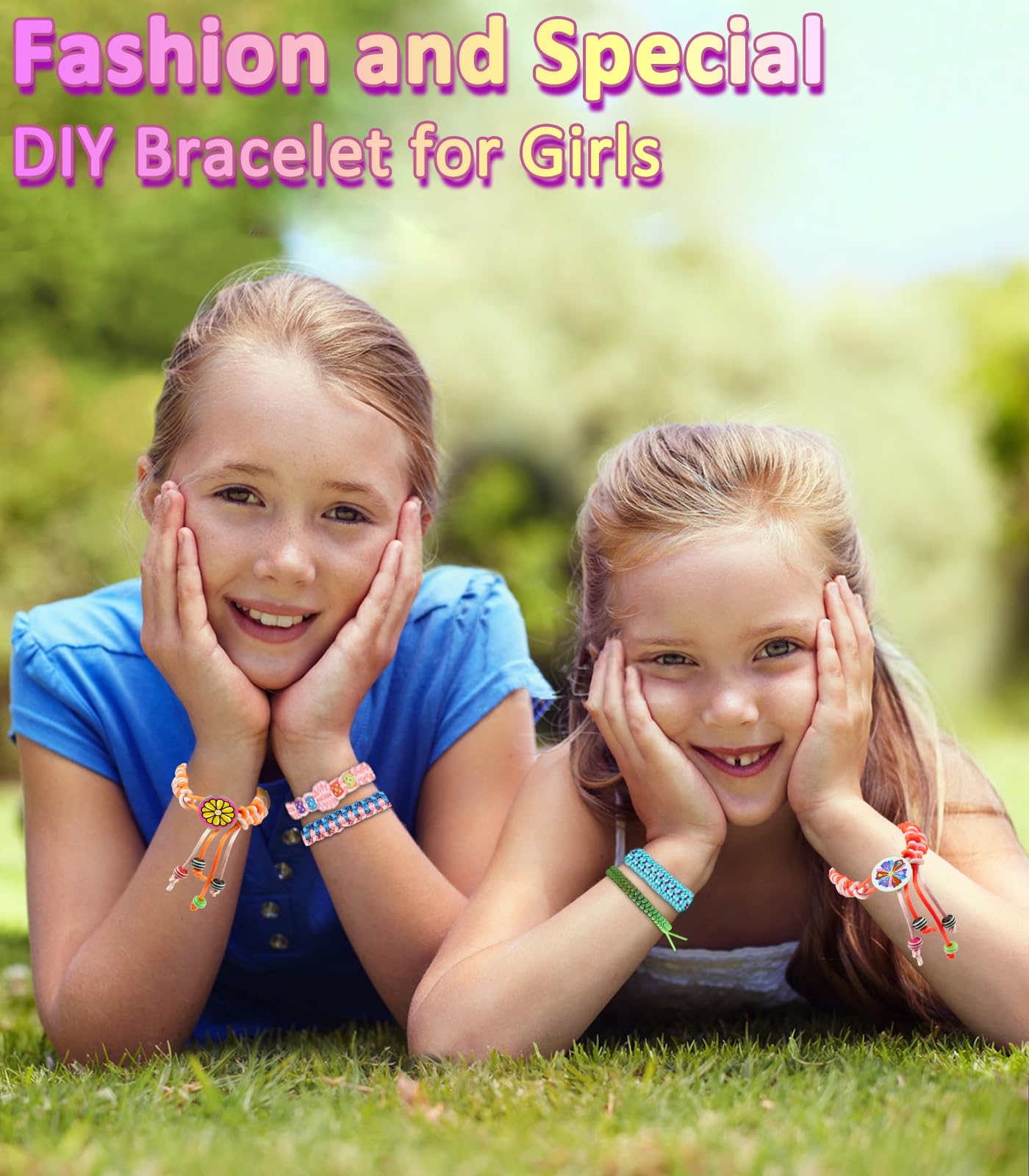 Friendship Bracelet Kit for Girls Ages 7-12 | DIY Craft & Travel Activity Set