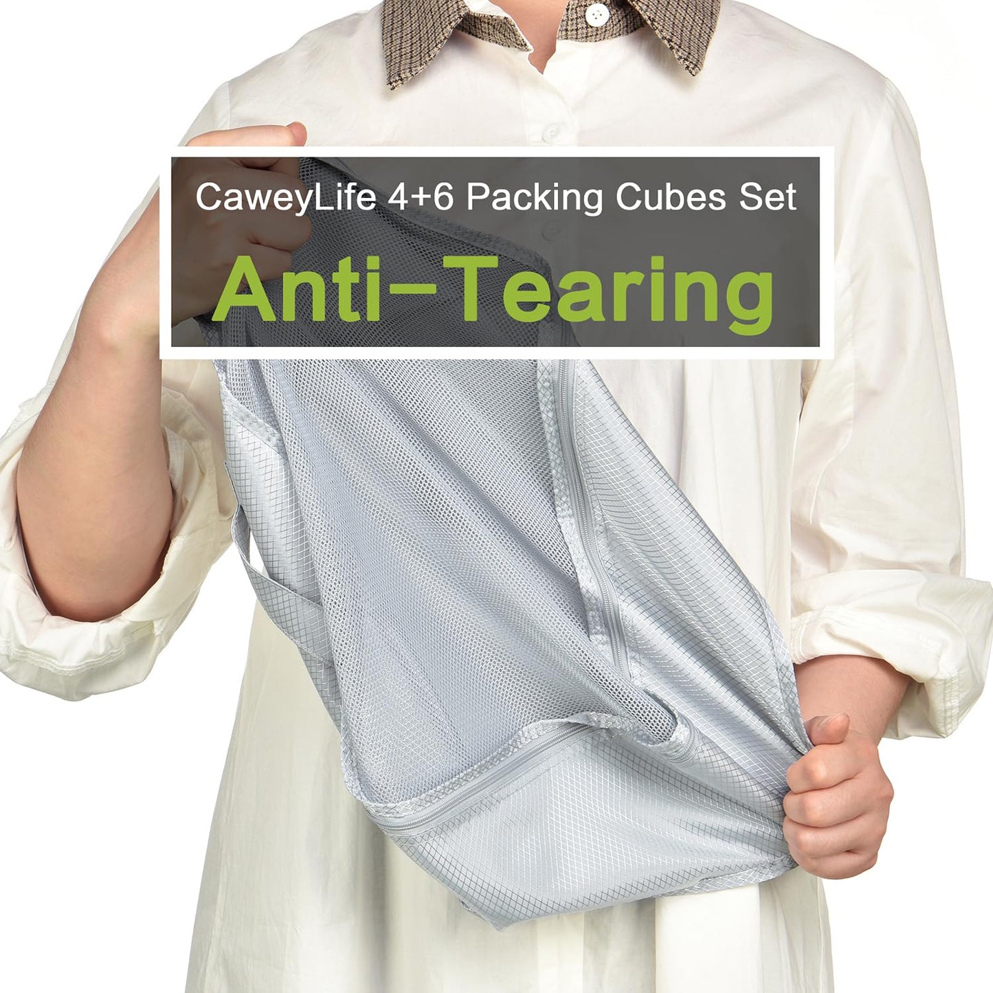 10-Piece Travel Packing Cubes Set: Organize Easily for Every Trip & Adventure